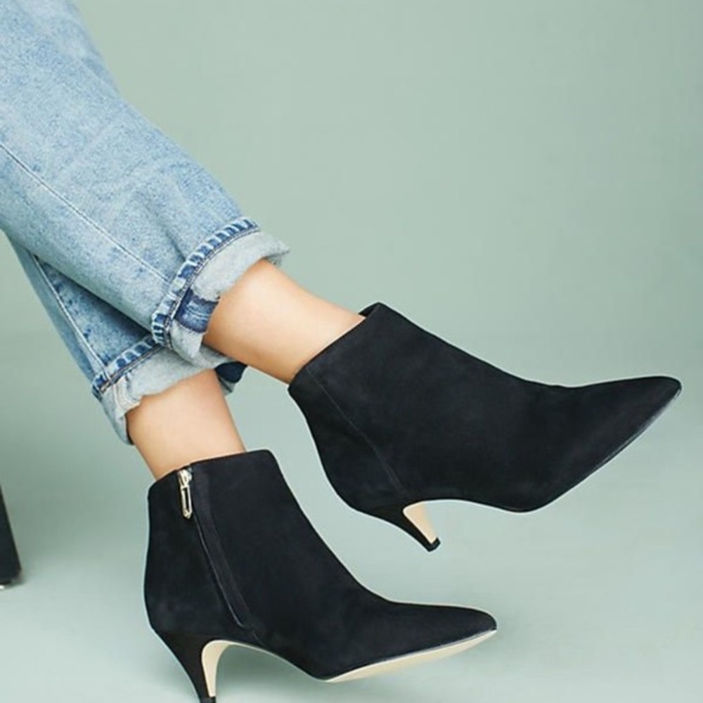 BNWB-WOT Sam Edelman Kinzey Black Suede Bootie